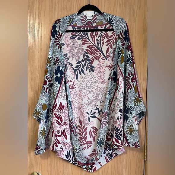 Anthropologie Tops - Anthropologie | One Size | Cocoon Kimono Festival Beach Floral Print Resort Wear